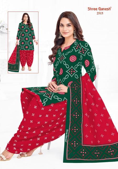 Shree ganesh bandhani vol 5 cotton dress material wholesale market in mumbai